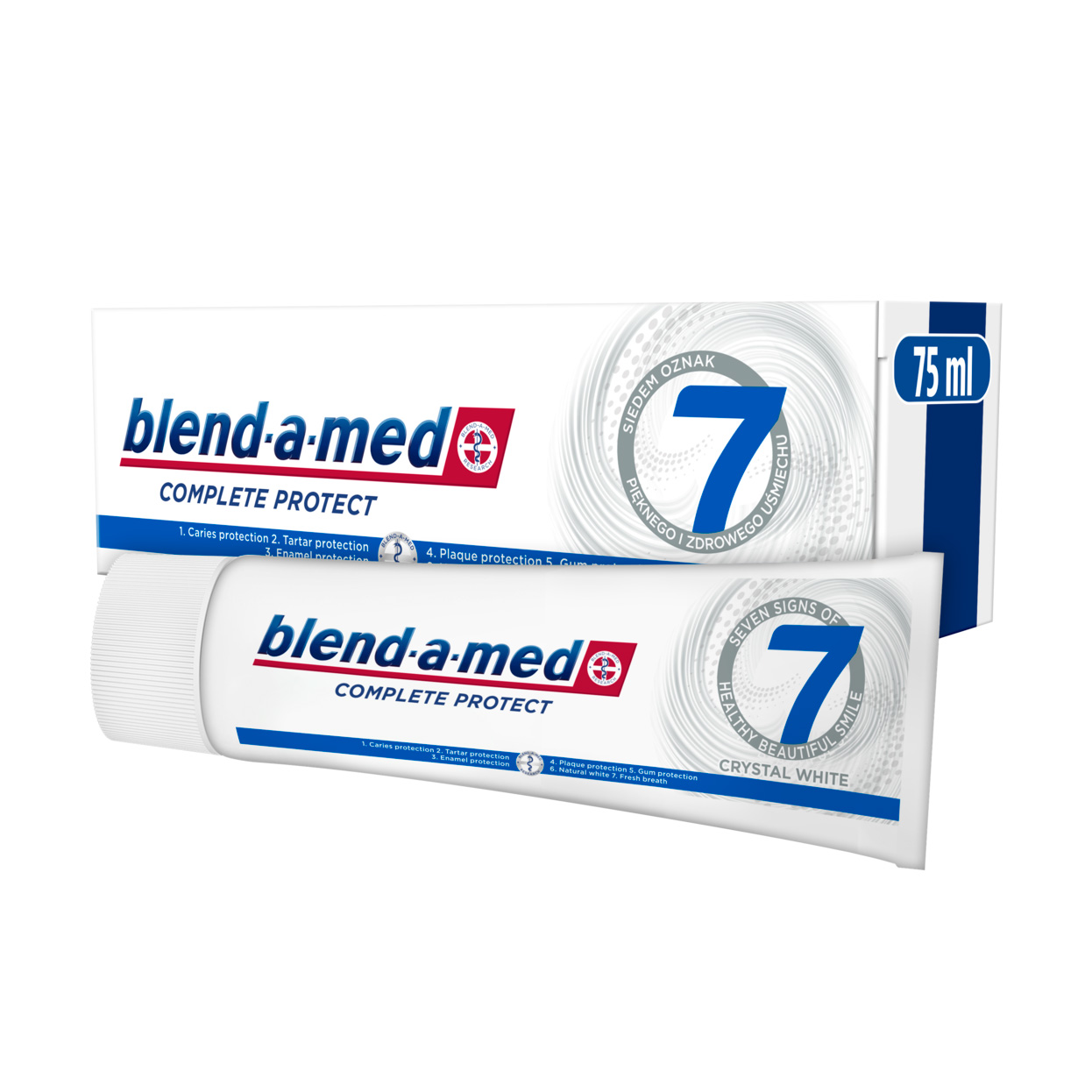 Зубна паста blend-a-med Complete Protect 7 Кришталева білизна, 75 мл